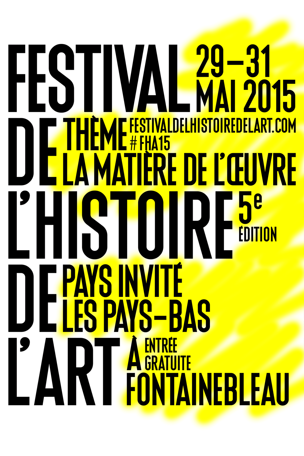 anouck fenech festival de l’histoire de l’art – identité visuelle – 2015